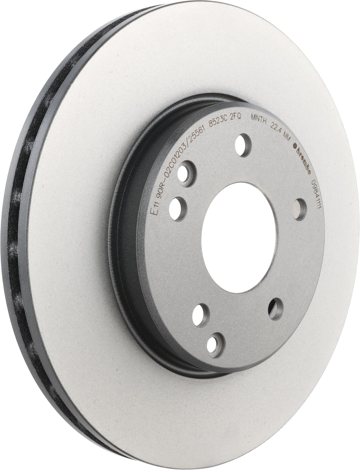 BREMBO 09841111C02 Brembo 09.8411.11 UV Coated Pillar Vented Front Brake Rotor MERCEDES-BENZ OE# A2034210312