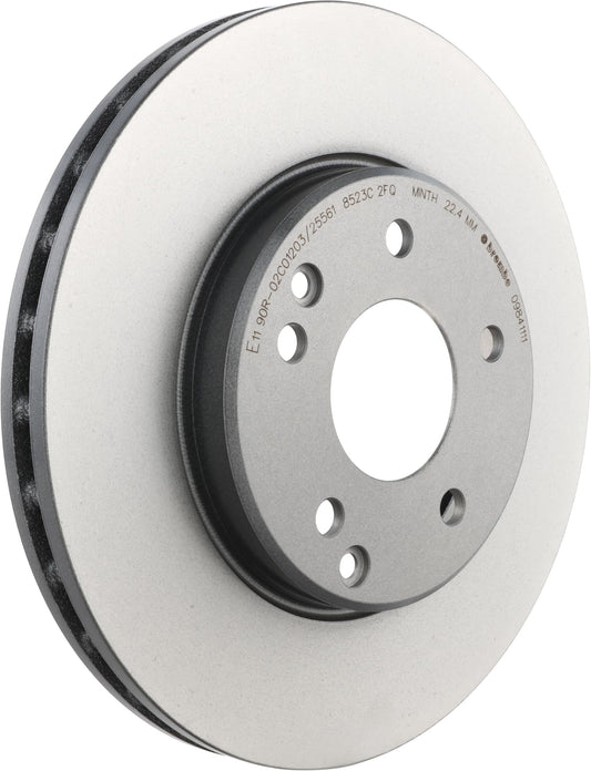 BREMBO 09841111C02 Brembo 09.8411.11 UV Coated Pillar Vented Front Brake Rotor MERCEDES-BENZ OE# A2034210312
