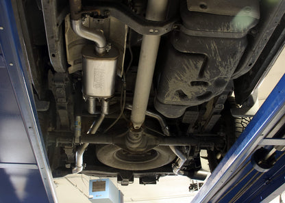 FLOWMASTER 718103 Flowmaster 718103 FlowFX Cat-Back Exhaust Kit 2.5 Inch Dual Side Exit 409 Stainless Steel 4.5 Inch Black Ceramic Stainless Tips Compatible with 2005-2019 Nissan Frontier 4.0L V6 2/4WD all Wheelbases