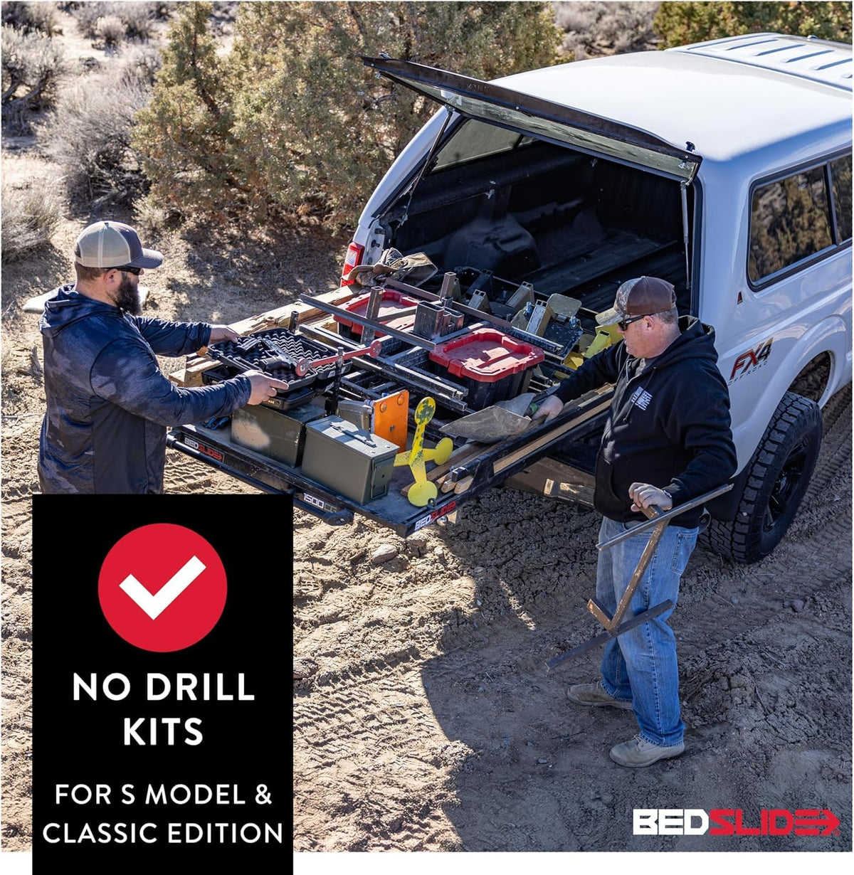 BEDSLIDE BSA-F150-2017 Bedslide BSA-F150-2017 NO DRILL MOUNTING KIT 17-19 F-150
