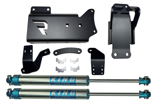 SUPERLIFT 92770-1 SUPERLIFT SUSPENSION Dual Steering Stabilizer Kit for RAM 2500/3500 | King 2.0 Series Cylinder | 92770-1 | Fits 2014-2025 RAM 2500/3500 4WD with No Lift to Any Lift Height