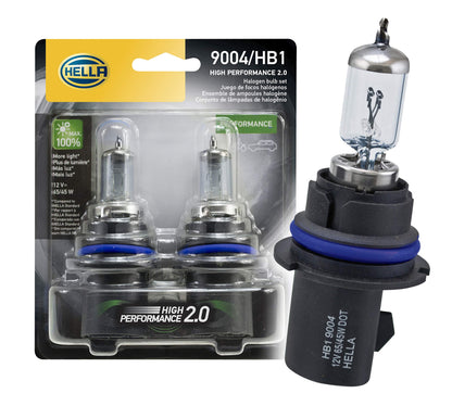 Hella 90042.0TB Twin Blister Kit High Performance Bulb, 12V