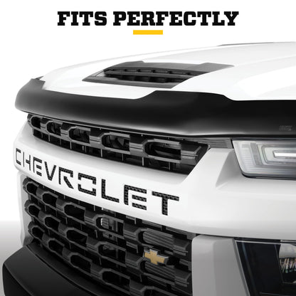 Husky Liners 2815314 Husky Liners Hood Protector – Fits 2007-2010 Ford Explorer Sport Trac; 2006-2010 Ford Explorer, High Profile/Bug Shield - 1 pc., Smoke – 2815314