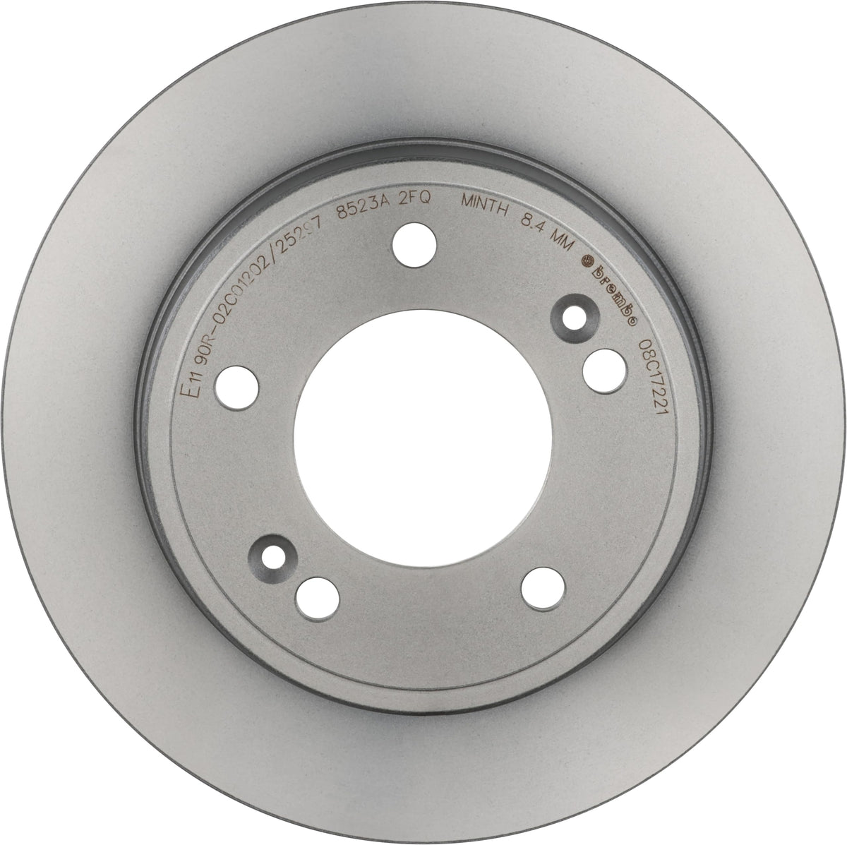BREMBO 08C17221C02 Brembo 08.C172.21 UV Coated solid Rear Brake Rotor HYUNDAI/HYUNDAI (BEIJING)/INOKOM/KIA/KIA (DYK)/NAZA OE# 58411A6300
