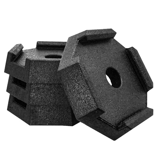 SNAPPAD EQ7SP4 SnapPad EQ Compact | Precise Fit for RV Jack Pads, Travel Trailers and Class B & C Motorhomes | Compatible with Major RV Brands & Leveling Systems | Pack of 4 for 7” Square Or 7.25” Round Jack Feet