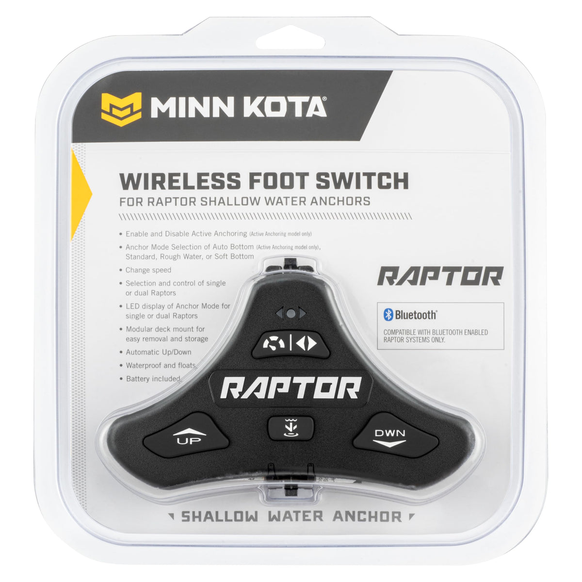 MINN KOTA 1810258 Minn Kota 1810258 RAPTOR BLUETOOTH WIRELSS FOOTSWITCH