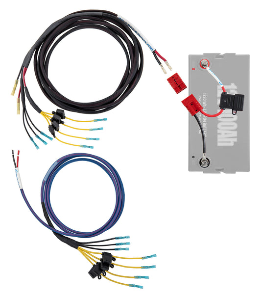 CONNECT EASE RCE12VGRPRO1922 Connect-Ease Graph Power Pro – Marine Electronics Wiring Harness Kit for Fish Finders & GPS – Plug & Play Power for Garmin, Humminbird, Lowrance – Lithium Compatible, Fused – Made in USA