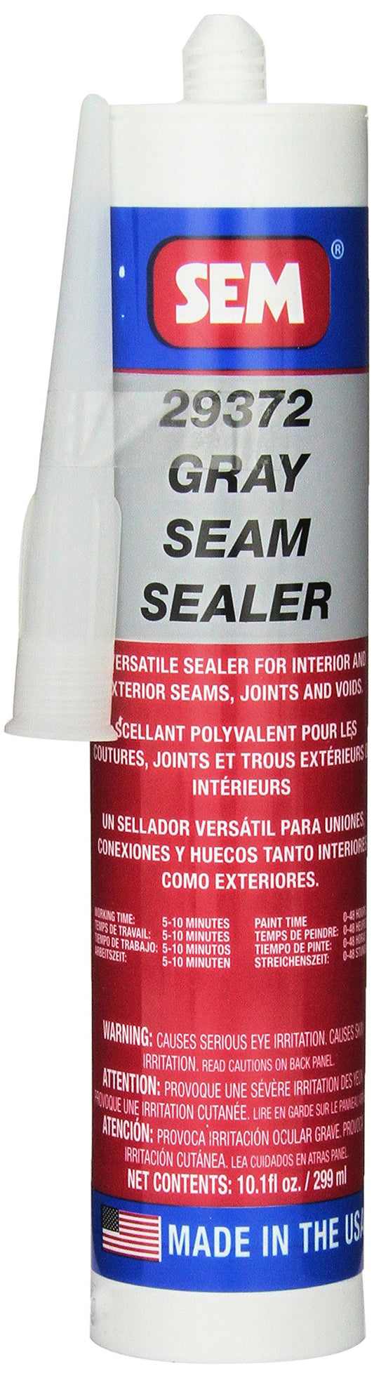 SEM PRODUCTS 29372 SEM 29372 Gray Seam Sealer - 10.1 fl. oz.
