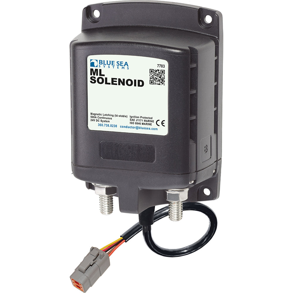 Blue Sea Systems 7703100 Blue Sea 7703100 ML Solenoid 24V 500A w/Deutsch Connector