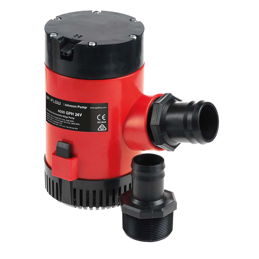Johnson Pump 40084 Johnson Pump Heavy Duty Bilge Pump 4000 GPH - 24V