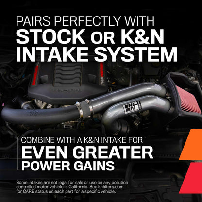 K&N FILTER 63-2623 K&N Cold Air Intake System: High-Flow Air-Filter, Increase Performance & Horsepower: Compatible with 2017-2020 FORD F150; 2017-2020 FORD F150 Raptor, 63-2623