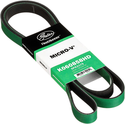 Gates K060858HD FleetRunner Micro-V Serpentine Drive Belt
