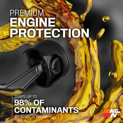 K&N KN-128 Motorcycle Oil Filter: High Performance, Wrench