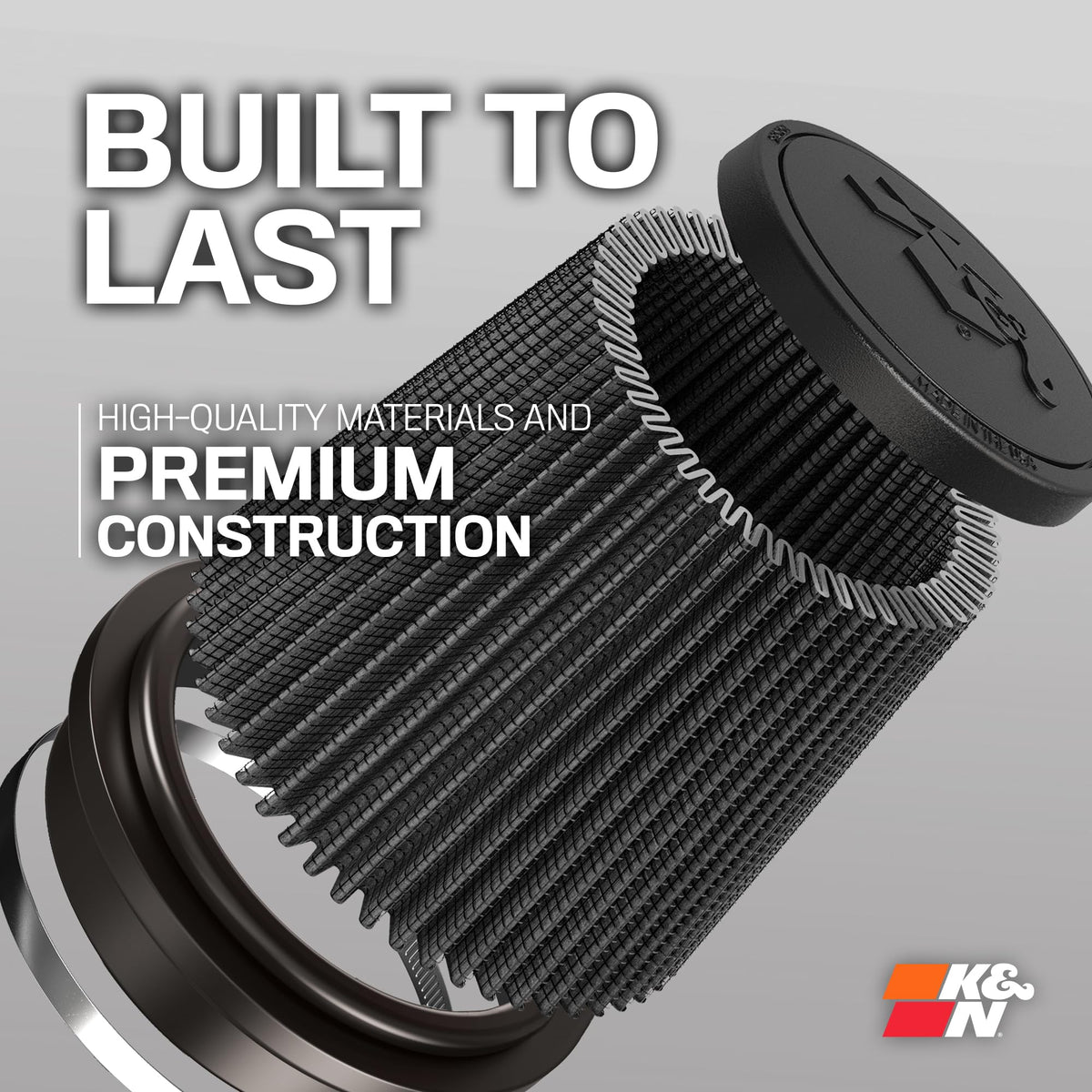 K&N FILTER RU-5171HBK K&N Dryflow Lifetime Universal Clamp-On Air Filter: Dry Synthetic, Washable, Oil-Free: Flange Diameter: 4 In, Filter Height: 8 In, Flange Length: 1.5 In, Shape: Round Tapered, RU-5171HBK