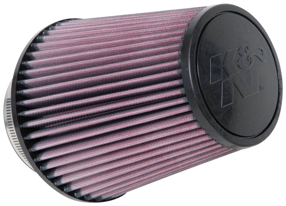 K&N FILTER RU-1032 K&N High-Flow Original Lifetime Universal Clamp-On Air Filter: High Performance, Premium, Washable: Flange Diameter: 4 In, Filter Height: 7.0 In, Flange Length: 1.75 In, Shape: Round Tapered, RU-1032