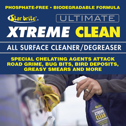 STAR BRITE 083200N STAR BRITE Ultimate Xtreme Clean - High-Performance Cleaner Degreaser, 128oz (083200)
