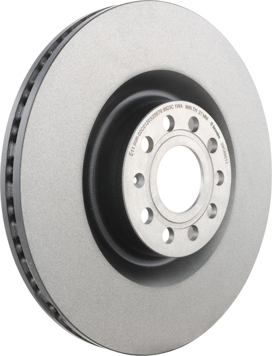 BREMBO 09C89211C02 Brembo 09.C892.11 UV Coated Pillar Vented Front/Rear Brake Rotor AUDI/SEAT/SKODA/SKODA (SVW)/VW OE# 1K0615301M
