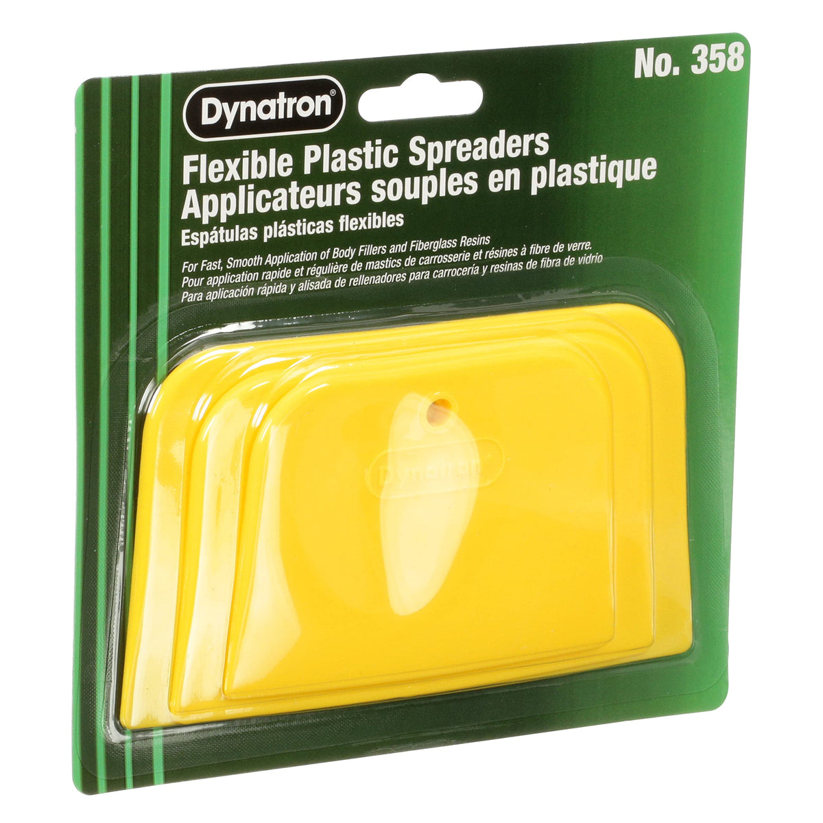 3M 358 3M Dynatron, 358, 1 Pack of 3 Spreaders, 4”, 5” and 6”, Caulks