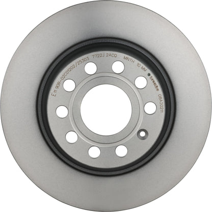 BREMBO 08A20211C02 Brembo 08.A202.11 UV Coated solid Rear Brake Rotor AUDI/AUDI (FAW)/SEAT/SKODA/SKODA (SVW)/VW/VW (FAW)/VW (SVW) OE# 1K0615601AD