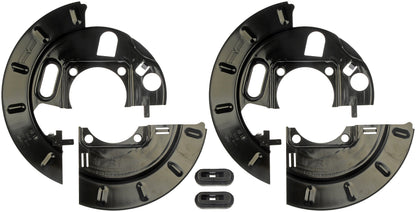 DORMAN 924-222 Dorman 924-222 Rear Brake Dust Shield - 1 Split Pair Compatible with Select Cadillac / Chevrolet / GMC Models (OE FIX)