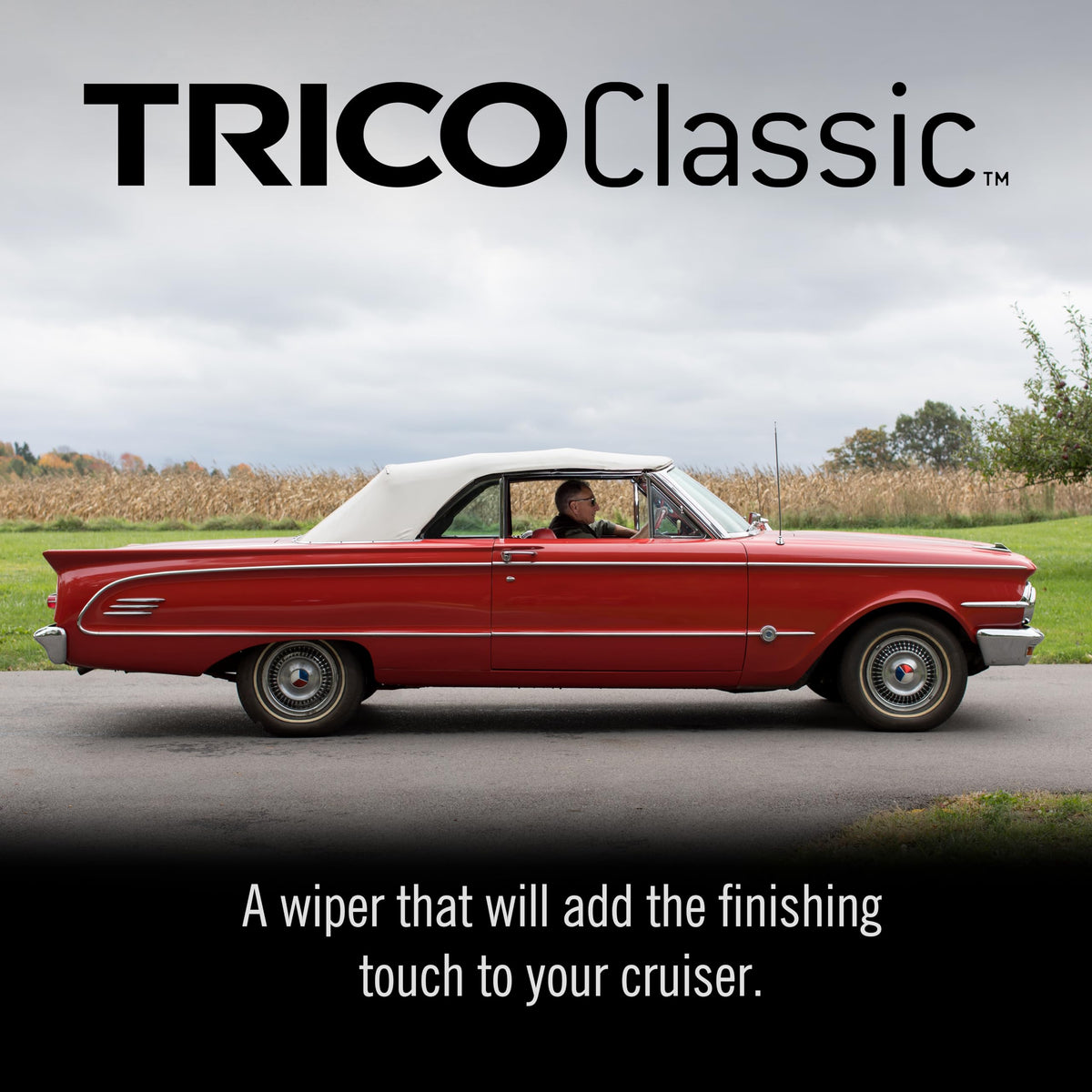 TRICO 33-101 TRICO Classic 10 Inch Wiper Blade, Strength and Durability with Steel Frame for Select Model Years (33-101)