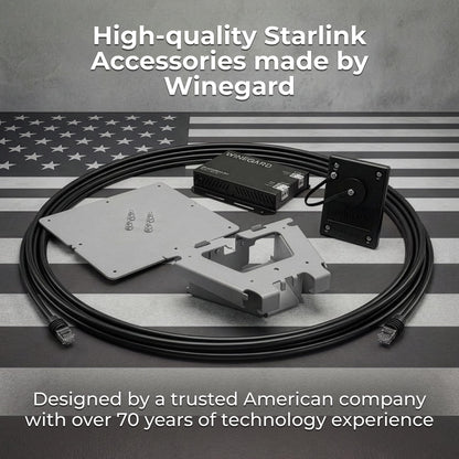 WINEGARD SDWDGSP Winegard SDWDGSP Starlink Standard Roof Mount Support Plate - Reinforced Roof Deck Adapter - Corrosion‑Resistant Hardware - Outdoor Satellite - Easy Installation