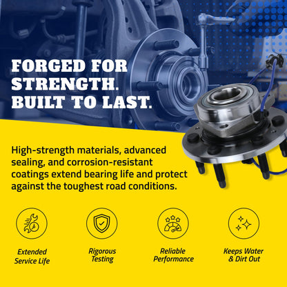 MOOG 515198 MOOG 515198 Wheel Bearing and Hub Assembly for Chevrolet Silverado 1500
