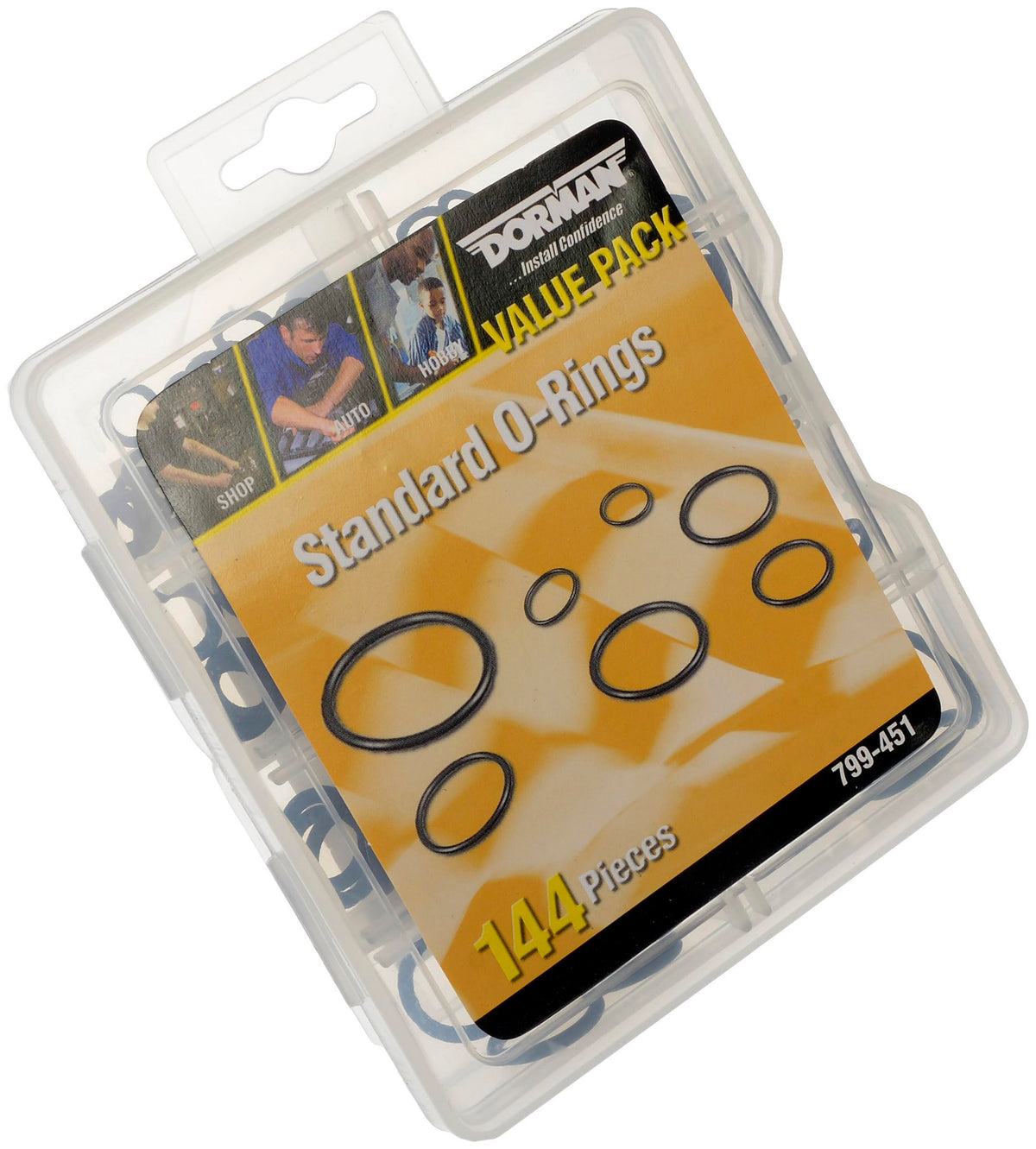 DORMAN 799-451 Dorman 799-451 Standard O-Rings Value Pack- 8 Sku's- 144 Pieces Universal Fit