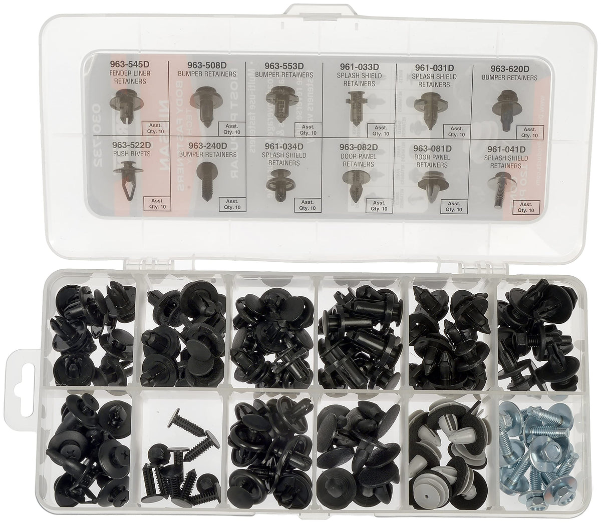 Dorman 030-732 Fastener Tech Tray, 120 Piece Universal Fit