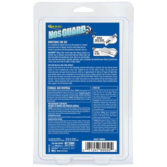 STAR BRITE 089950 Star Brite NOS-Guard Mildew Odor Control Bags - Slow Release System - Twin Pack