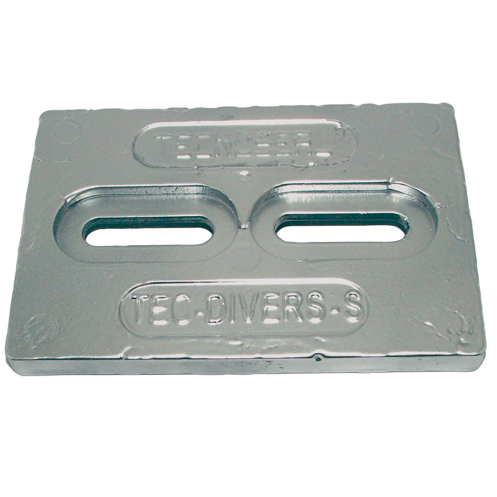 Tecnoseal TEC-DIVERS-S Tecnoseal Mini Zinc Plate Anode 6" x 4" x 1/2"