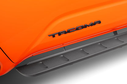 GO RHINO 63443280SPC Go Rhino RB10 Slim Running Boards & Brackets | Cab Length, Galvanized Steel, Textured Black | 63443280SPC | Fits 2024 Toyota Tacoma Double Cab