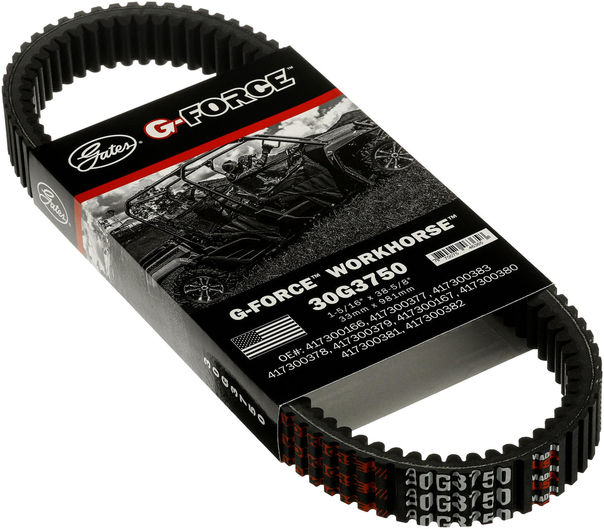 Gates 30G3750 G Force Workhorse Continuously Variable