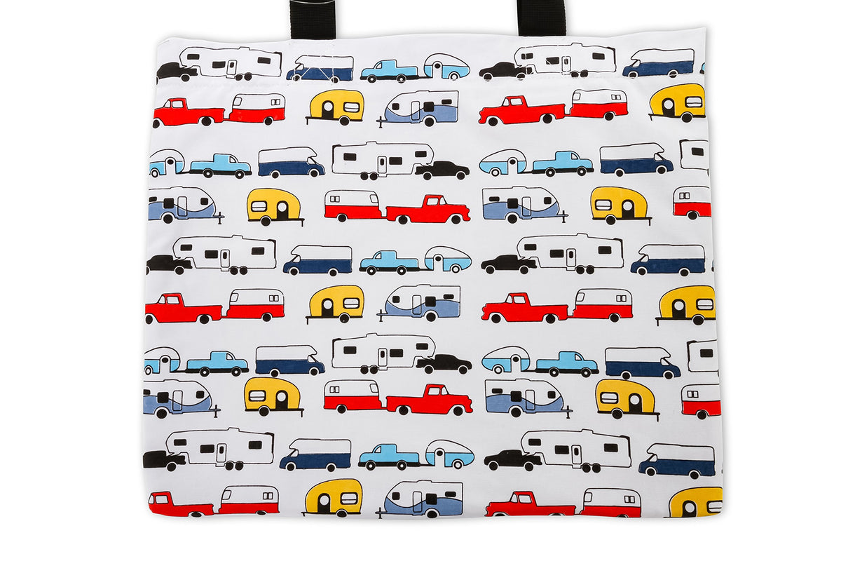 CAMCO 53203 Camco Life is Better at The Campsite Canvas Tote Magnetic Closure