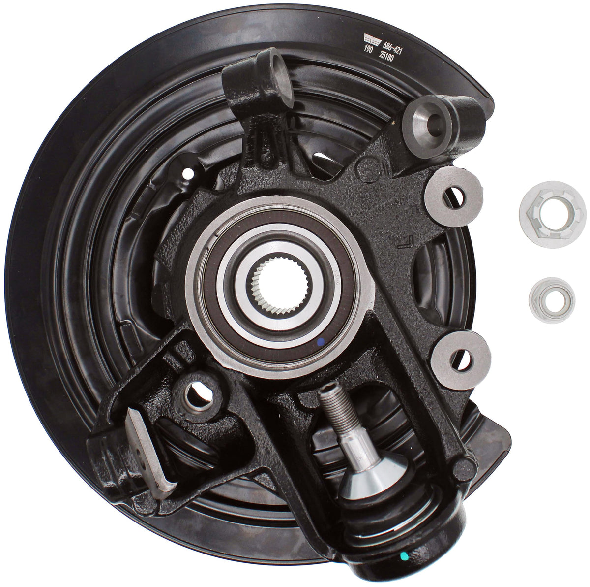 DORMAN 686-421 Dorman 686-421 Rear Driver Side Loaded Steering Knuckle Compatible with Select Dodge/Jeep Models (OE FIX)