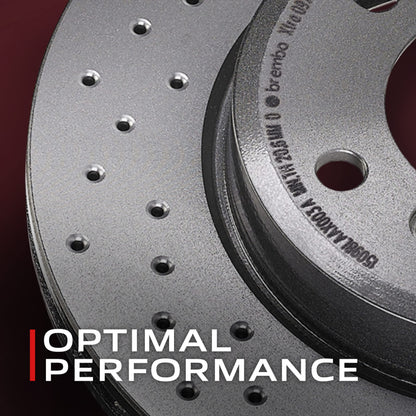BREMBO 0871651XC02 Brembo 08.7165.1X Xtra UV Coated solid drilled Rear Brake Rotor AUDI/SEAT/SKODA/SKODA (SVW)/VW/VW (FAW)/VW (SVW)/ZHONGHUA (BRILLIANCE) OE# 1J0615601N