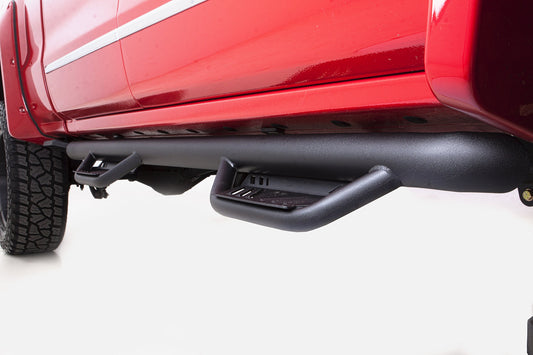 LUND 34641173 RealTruck Lund 34641173 Black Steel Terrain HX Step Nerf Bars for 2015-2018 Chevrolet Silverado/GMC Sierra 2500HD/3500HD Extended Cab