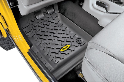 BESTOP 51509-01 Bestop Floor Mats Black 5150901 for Jeep Wrangler TJ 1997-2006