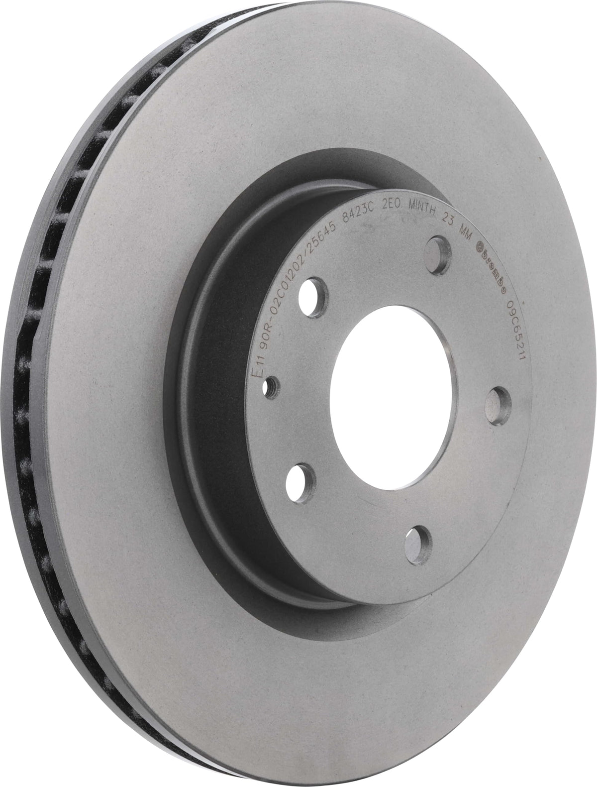 BREMBO 09C65211C02 Brembo 09.C652.11 UV Coated vented Front Brake Rotor MAZDA/MAZDA (CHANGAN) OE# B45G33251A