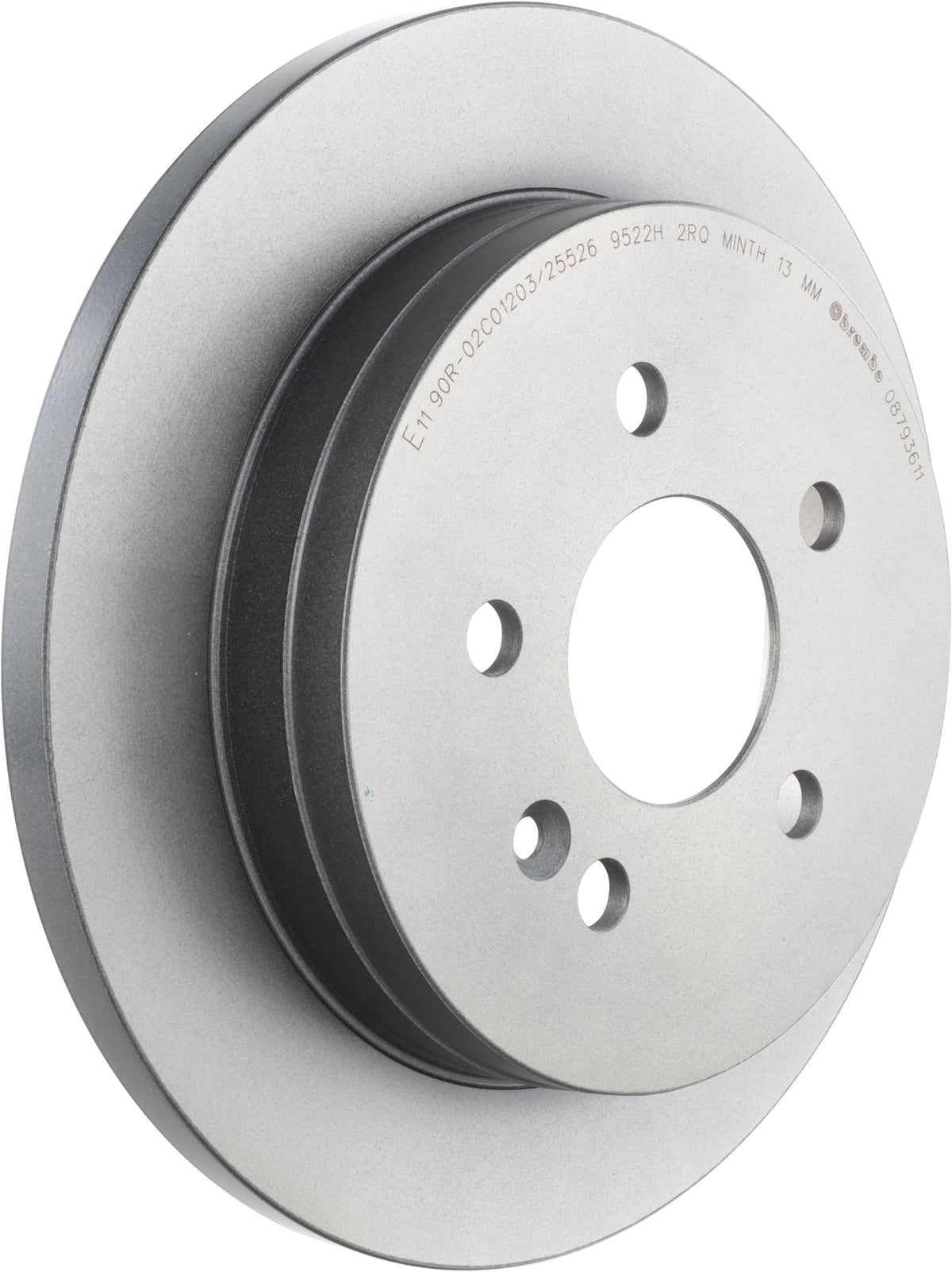 BREMBO 08793611C02 Brembo 08.7936.11 UV Coated solid Rear Brake Rotor MERCEDES-BENZ OE# A1634210112