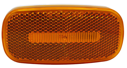 RV DESIGNER L901 RV Designer L901-4.13x 2 Amber Oblong Reflex LED Marker/Clearance Light