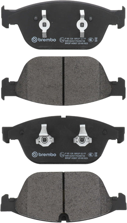 BREMBO P85128 Brembo P85128 Low-Met Front Disc Brake Pad Set AUDI OE# 4H0698151E