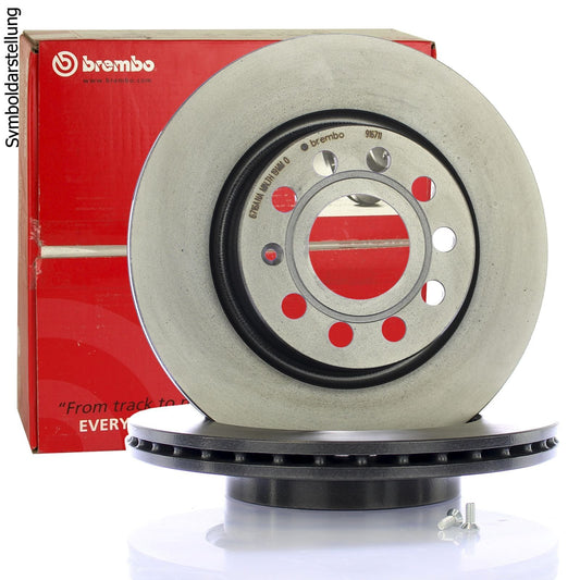 BREMBO 09A92111C02 Brembo 09.A921.11 UV Coated vented Front Brake Rotor SUBARU/TOYOTA OE# 26300SA000
