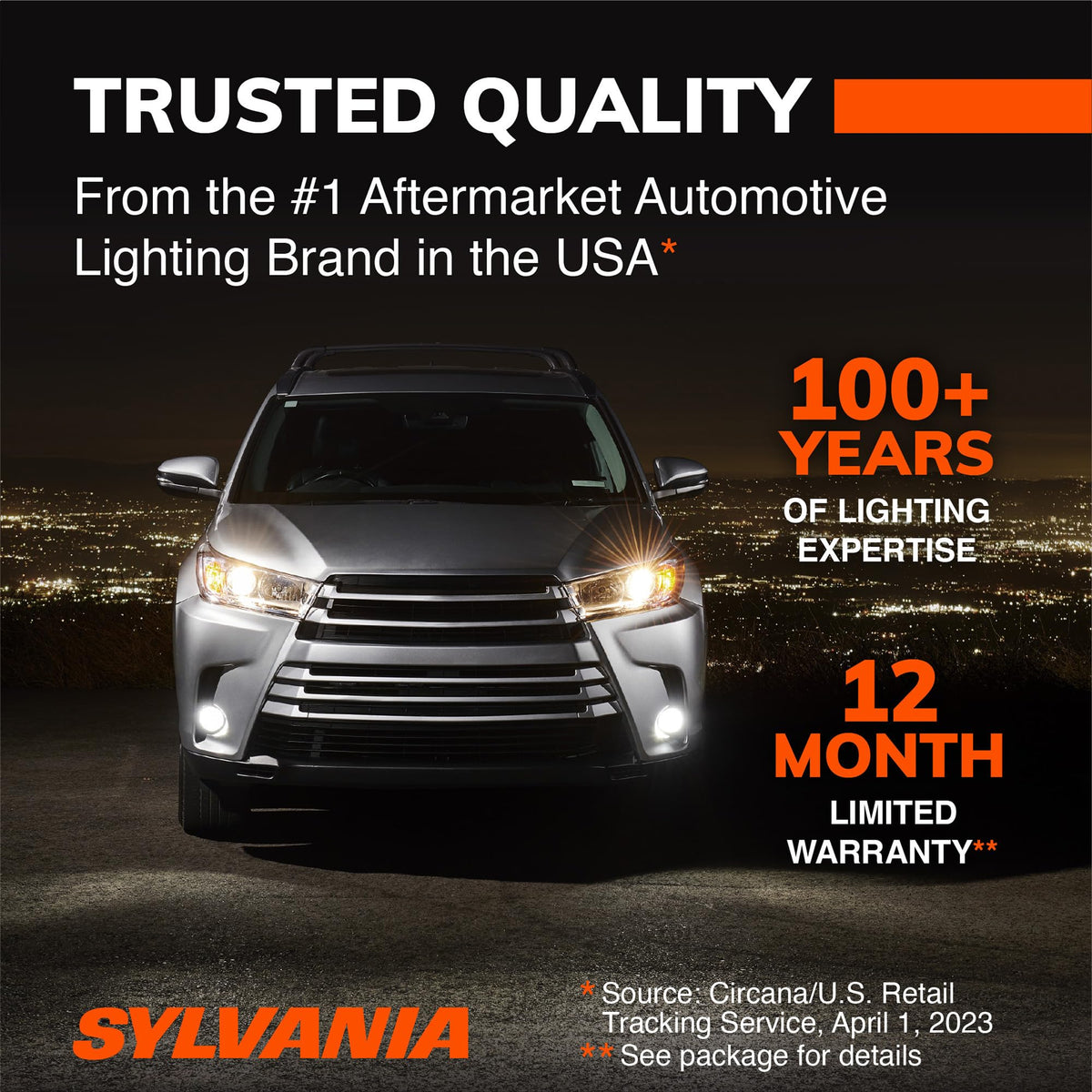 SYLVANIA 9004XV.BP SYLVANIA 9004 XtraVision Halogen Headlight Bulb, High or Low Beam, 1 Bulb