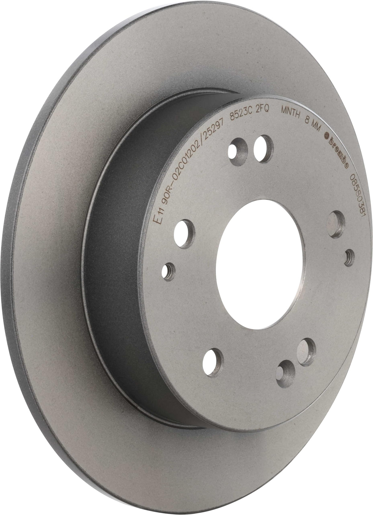 BREMBO 08580381C02 Brembo 08.5803.81 UV Coated solid Rear Brake Rotor HONDA/HONDA (GAC) OE# 42510S0D000