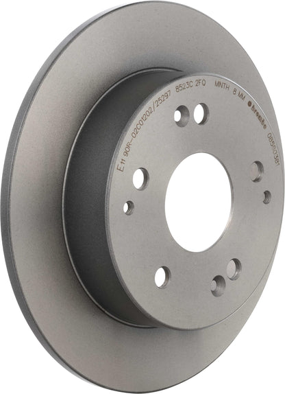 BREMBO 08580381C02 Brembo 08.5803.81 UV Coated solid Rear Brake Rotor HONDA/HONDA (GAC) OE# 42510S0D000