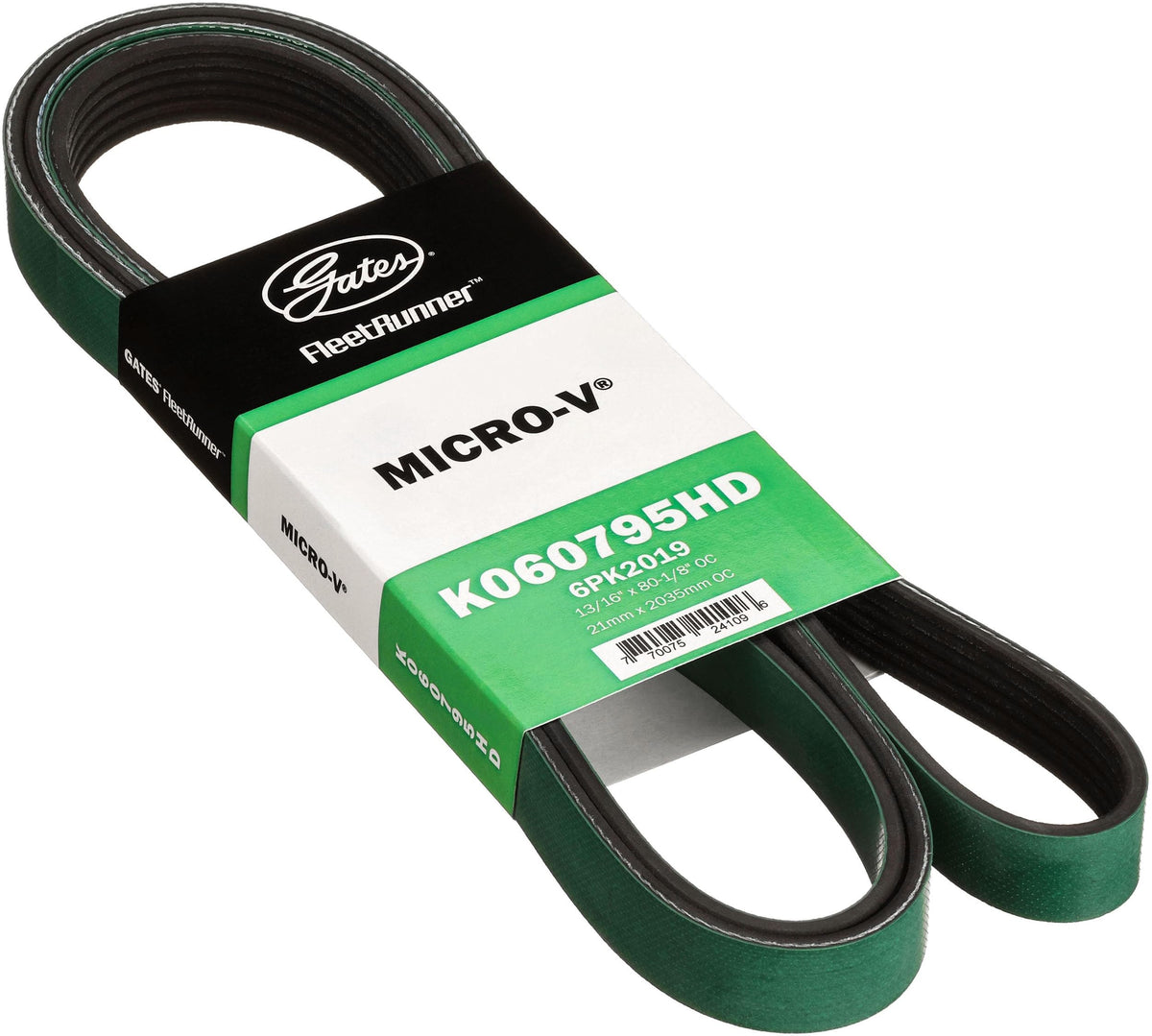 Gates K060795HD V-RIBBED BELT (HEAVY DUTY