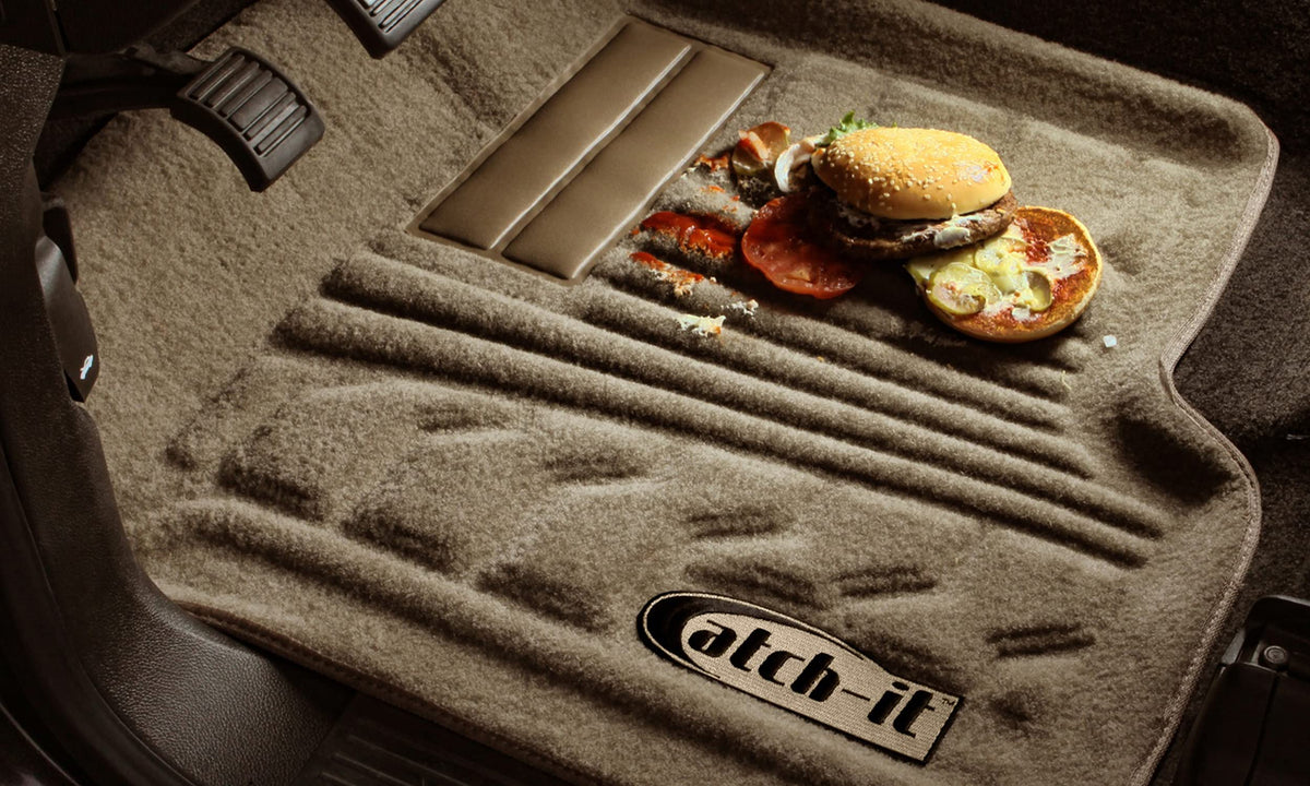 LUND 583136-G Lund 583136-G Catch-It Carpet Grey Front Seat Floor Liner, Set of 2, 1 Pack