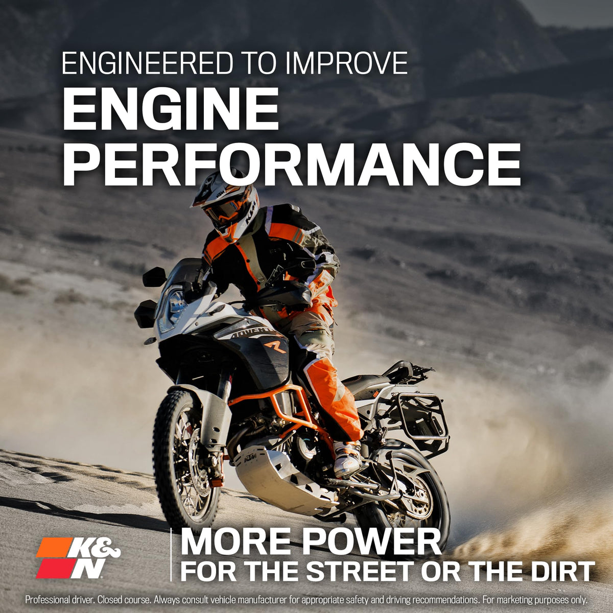 K&N BM-1324 Engine Air Filter: High Performance, Powersport
