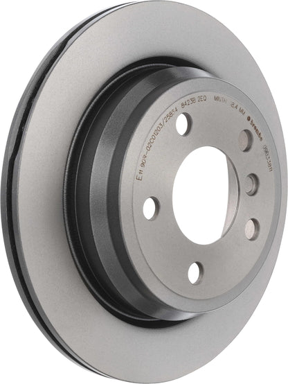 BREMBO 09B33811C02 Brembo 09.B338.11 UV Coated vented Rear Brake Rotor BMW/BMW (BRILLIANCE) OE# 34216864900